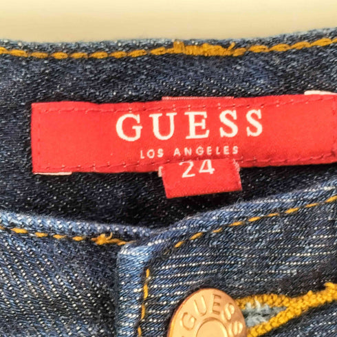 ゲス GUESS 24SS ジップフライ ワイド デニム パンツ レディース US:24