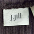 J.JILL フェイクスウェ―ド ダブルジップベスト メンズ JPN:XL