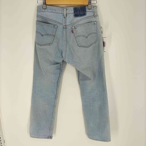 リーバイス Levis 80-90s USA製 501 ボタン裏520刻印 紙タグ 縮率10% エルパソ工場 ボタンフライ デニム パンツ アイスブルー 脇割 ユニセックス メンズ