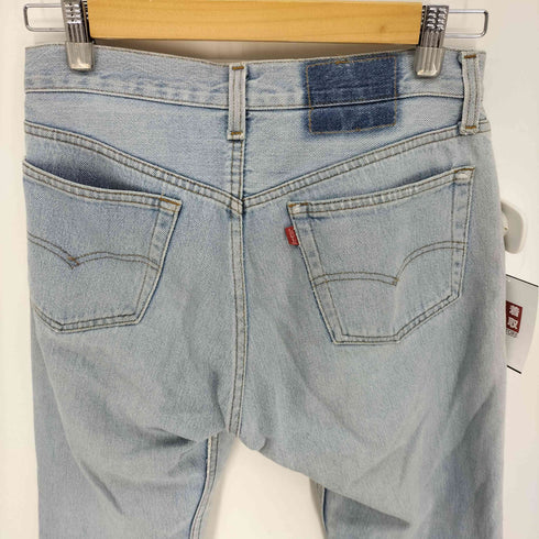 リーバイス Levis 80-90s USA製 501 ボタン裏520刻印 紙タグ 縮率10% エルパソ工場 ボタンフライ デニム パンツ アイスブルー 脇割 ユニセックス メンズ