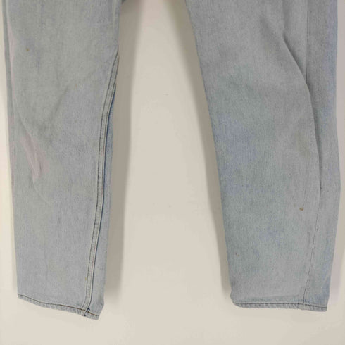 リーバイス Levis 80-90s USA製 501 ボタン裏520刻印 紙タグ 縮率10% エルパソ工場 ボタンフライ デニム パンツ アイスブルー 脇割 ユニセックス メンズ