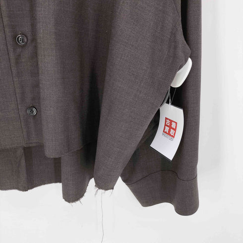 マイビューティフルランドレット my beautiful landlet ウーステッド L/S ビッグシャツ メンズ JPN:1