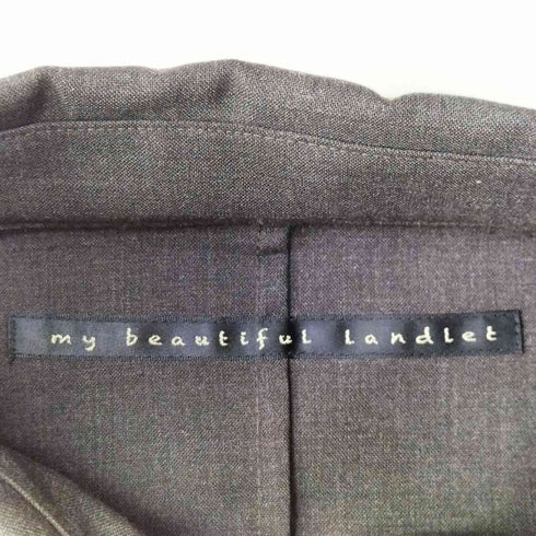 マイビューティフルランドレット my beautiful landlet ウーステッド L/S ビッグシャツ メンズ JPN:1