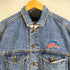 プラネットハリウッド PLANET HOLLYWOOD 90s バック刺繍デニムトラッカージャケット メンズ import:S