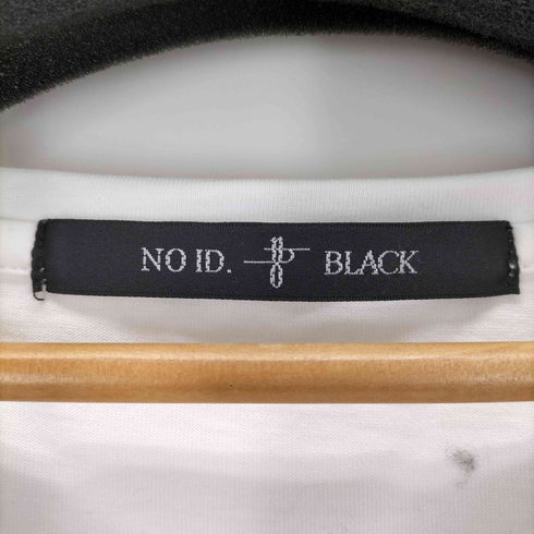 ノーアイディーブラック NO ID.BLACK Glass rubbleプリントロンT メンズ ONE SIZE