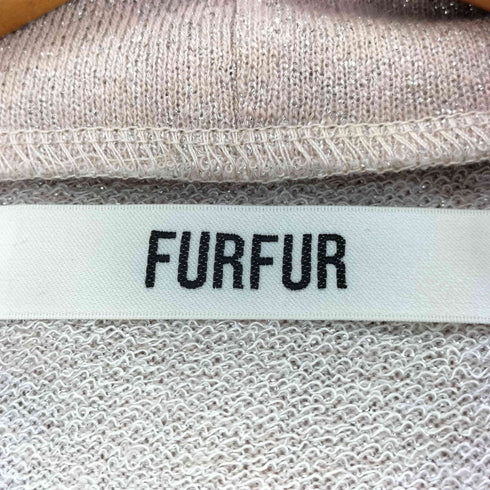 ファーファー furfur 25ss レーストリムフーディ レディース ONE SIZE