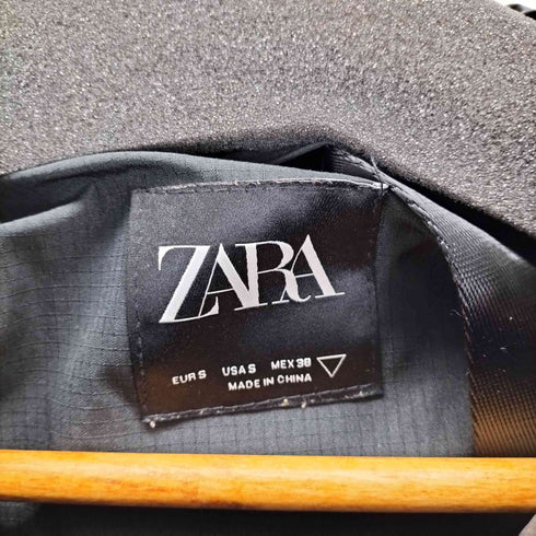 ザラ ZARA dnwr フーデッドダウンジャケット メンズ import:S