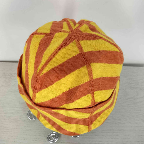 ヴィヴィアンウエストウッド Vivienne Westwood オーブロゴ刺繍 ストライプ ビーニー Y2K レディース