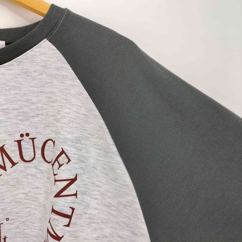 MUCENT 25aw HEART LETTERING RAGLAN SWEATSHIRT レディース FREE