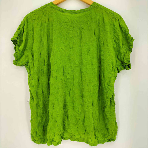 イッセイミヤケミー ISSEY MIYAKE me 18aw シワ加工 クルーネックTシャツ レディース