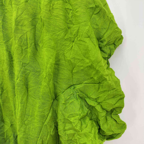 イッセイミヤケミー ISSEY MIYAKE me 18aw シワ加工 クルーネックTシャツ レディース