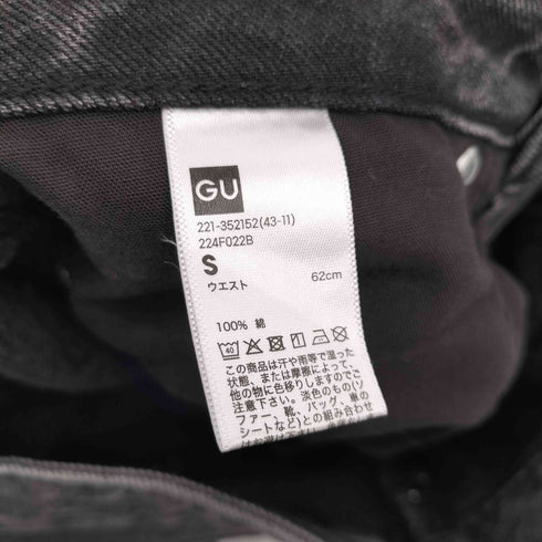 ジーユー GU バレルレッグジーンズ Sサイズ レディース JPN:S