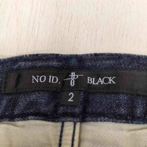 ノーアイディーブラック NO ID.BLACK ストレッチデニムダメージスキニー メンズ JPN:2