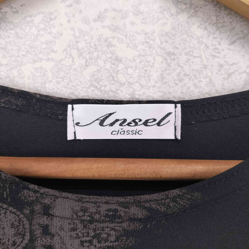 Ansel classic 総柄ブラウス Y2K レディース F