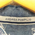 アンドレアポンピリオ ANDREA POMPILIO MADE IN ITALY リネン混 バンドカラーシャツ メンズ