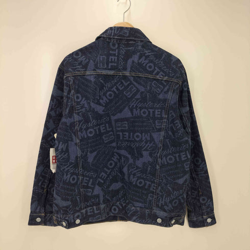 ヒステリックグラマー HYSTERIC GLAMOUR HYSTERIC MOTEL柄デニムジャケット メンズ JPN:M