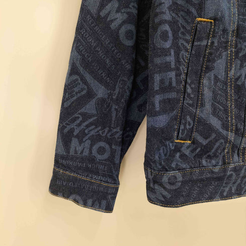 ヒステリックグラマー HYSTERIC GLAMOUR HYSTERIC MOTEL柄デニムジャケット メンズ JPN:M