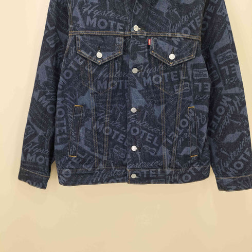 ヒステリックグラマー HYSTERIC GLAMOUR HYSTERIC MOTEL柄デニムジャケット メンズ JPN:M