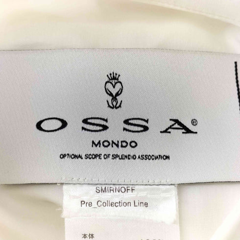 オッサモンド OSSA MONDO アシンメトリーデザインシャツ メンズ