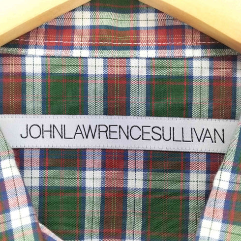 ジョンローレンスサリバン JOHN LAWRENCE SULLIVAN チェックウエスタンシャツ メンズ US:38