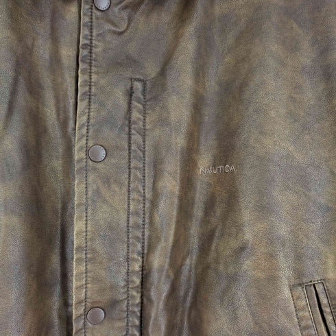 ノーティカ NAUTICA Faded Vegan Leather Blouson メンズ JPN:M