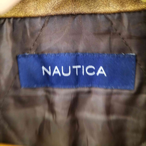 ノーティカ NAUTICA Faded Vegan Leather Blouson メンズ JPN:M