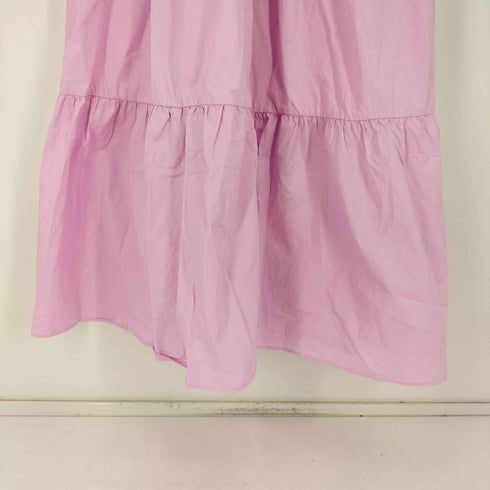 ザラ ZARA ティアード ポプリン パネルワンピース レディース import:M