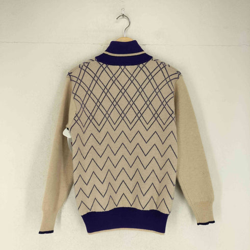 ハバーサックアタイア HAVERSACK ATTIRE cashmere カシミヤ100% アーガイルデザインセーター メンズ JPN:M