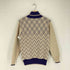 ハバーサックアタイア HAVERSACK ATTIRE cashmere カシミヤ100% アーガイルデザインセーター メンズ JPN:M