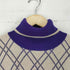 ハバーサックアタイア HAVERSACK ATTIRE cashmere カシミヤ100% アーガイルデザインセーター メンズ JPN:M