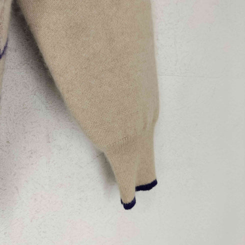 ハバーサックアタイア HAVERSACK ATTIRE cashmere カシミヤ100% アーガイルデザインセーター メンズ JPN:M