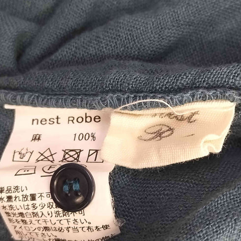 ネストローブ nest Robe リネンガーゼカシュクールワンピース レディース