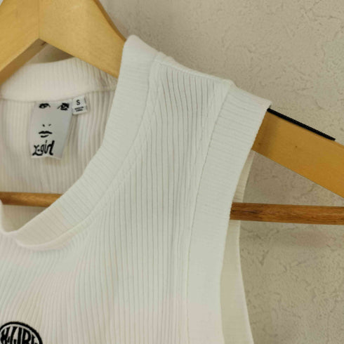 エックスガール X-girl 25SS OVAL LOGO TANK TOP レディース JPN:S
