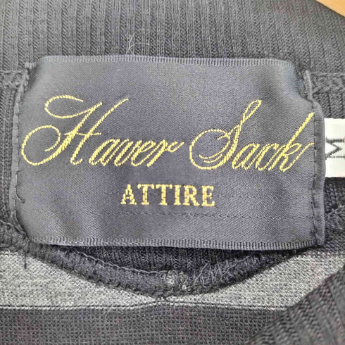 ハバーサックアタイア HAVERSACK ATTIRE ボーダーニットセーター メンズ JPN:M