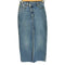 カルバンクラインジーンズ Calvin Klein Jeans カウレザーパッチ デニムロングスカート レディース W24