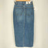 カルバンクラインジーンズ Calvin Klein Jeans カウレザーパッチ デニムロングスカート レディース W24