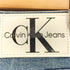 カルバンクラインジーンズ Calvin Klein Jeans カウレザーパッチ デニムロングスカート レディース W24