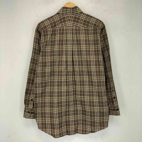 バーバリーロンドン BURBERRY LONDON チェック柄 コットン 長袖 ボタンダウンシャツ メンズ import:M