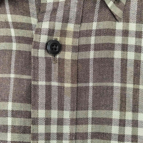 バーバリーロンドン BURBERRY LONDON チェック柄 コットン 長袖 ボタンダウンシャツ メンズ import:M