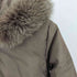 モンクレール MONCLER TANZ タンツ ファーフーデッド ジップアップ ダウンジャケット レディース