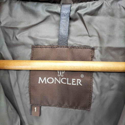 モンクレール MONCLER TANZ タンツ ファーフーデッド ジップアップ ダウンジャケット レディース