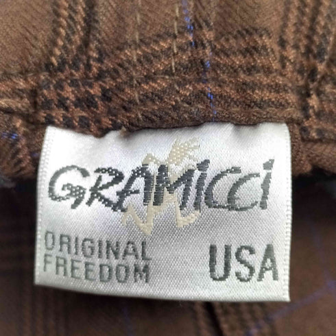 グラミチ GRAMICCI 別注 チェックパンツ メンズ JPN:M