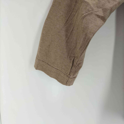 アクアスキュータム AQUASCUTUM 刺繍ロゴ ヘンリーネック カットソー メンズ L