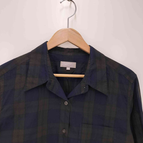 マーガレットハウエル MARGARET HOWELL 長袖チェック シャツ レディース JPN:2