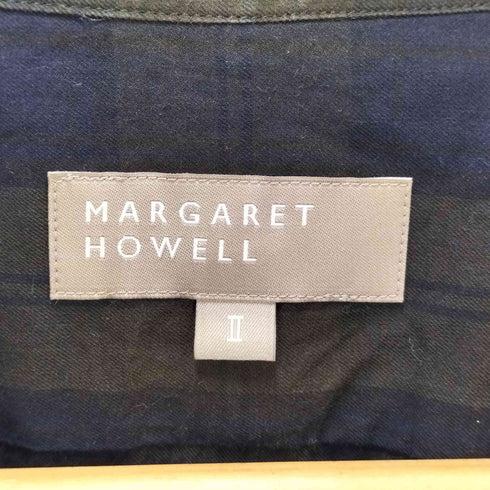 マーガレットハウエル MARGARET HOWELL 長袖チェック シャツ レディース JPN:2