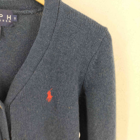 ラルフローレン RALPH LAUREN RALPH RALPH LAUREN ポニー刺繍 ウールニットカーディガン レディース import:S