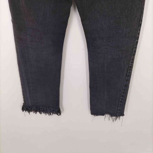 ナナナナサーカ 77circa センタージップデザイン 切りっぱなし デニムパンツ レディース