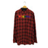 バレンシアガ BALENCIAGA I LOVE TECHINOエンブロイダリーチェックシャツ メンズ 40