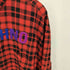バレンシアガ BALENCIAGA I LOVE TECHINOエンブロイダリーチェックシャツ メンズ 40