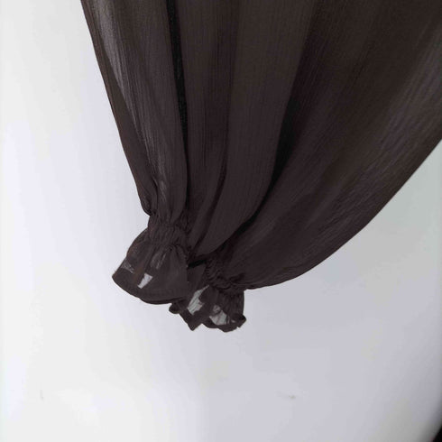 ザラ ZARA シアー フリル ワンピース レディース import:XS